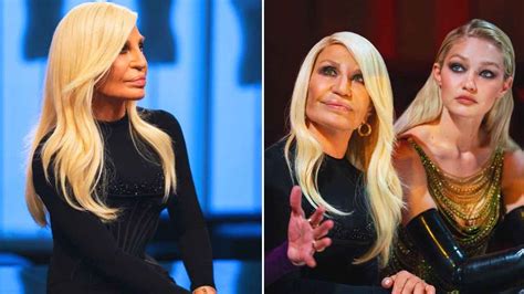 donatella versace daniel versace|donatella versace face what happened.